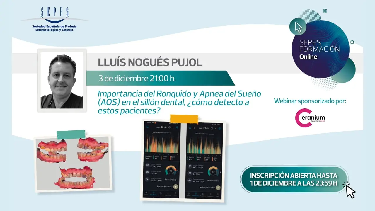 Importancia del Ronquido y Apnea del Sueño (AOS) en el sillón dental, ¿cómo detecto a estos pacientes?